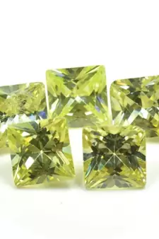 Lemon cubic zircon jewellery