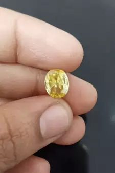 Lemon cubic zircon jewellery