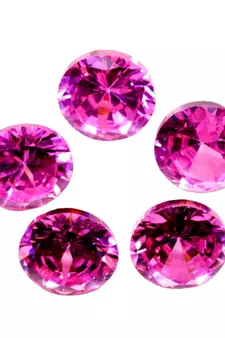 Pink Cubic Zircon at Wholesale Rate Fine Quality 4.25 Ratti 3.86 Carat Round Shape Jarkan Loose Gemstone 1 Pcs