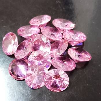 Pink Cubic Zircon at Wholesale Rate Fine Quality 6.25 Ratti 5.68 Carat Round Shape Jarkan Loose Gemstone 1 Pcs 3