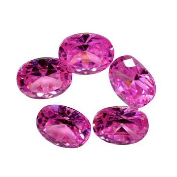 Pink Cubic Zircon at Wholesale Rate Fine Quality 4.25 Ratti 3.86 Carat Oval Shape Jarkan Loose Gemstone 1 Pcs 2