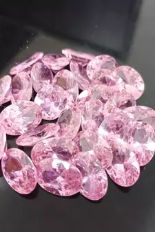 Pink Cubic Zircon at Wholesale Rate Fine Quality 5.25 Ratti 4.77 Carat Oval Shape Jarkan Loose Gemstone 1 Pcs