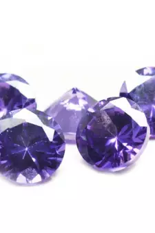 Purple Cubic Zircon at Wholesale Rate Fine Quality 5.25 Ratti 4.77 Carat Round Shape Jarkan Loose Gemstone 1 Pcs
