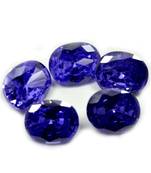 Blue Cubic Zircon at Wholesale Rate Fine Quality 6.25 Ratti 5.68 Carat Oval Shape Jarkan Loose Gemstone 1 Pcs