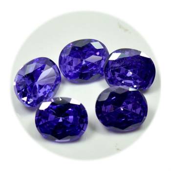 Blue Cubic Zircon at Wholesale Rate Fine Quality 7.25 Ratti 6.89 Carat Oval Shape Jarkan Loose Gemstone 1 Pcs 4