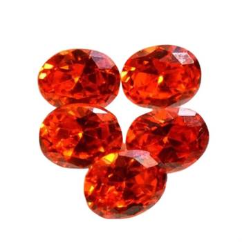 Red Cubic Zircon at Wholesale Rate Fine Quality 6.25 Ratti 5.68 Carat Oval Shape Jarkan Loose Gemstone 1 Pcs 2