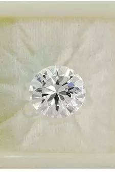 White Cubic Zircon at Wholesale Rate Fine Quality 3.25 Ratti 2.95 Carat Round Shape Jarkan Loose Gemstone 1 Pcs