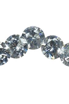 White Cubic Zircon at Wholesale Rate Fine Quality 4.25 Ratti 3.86 Carat Round Shape Jarkan Loose Gemstone 1 Pcs