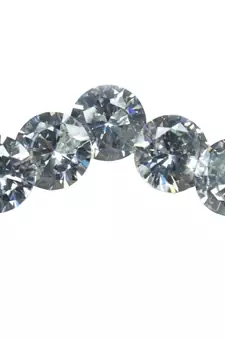 White Cubic Zircon at Wholesale Rate Fine Quality 5.25 Ratti 4.77 Carat Round Shape Jarkan Loose Gemstone 1 Pcs