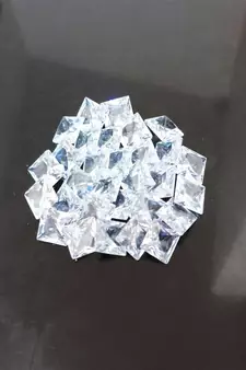 White Cubic Zircon at Wholesale Rate Fine Quality 4.25 Ratti 3.86 Carat Square Shape Jarkan Loose Gemstone 1 Pcs
