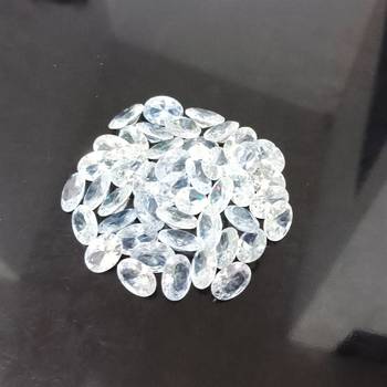 White Cubic Zircon at Wholesale Rate Fine Quality 4.25 Ratti 3.86 Carat Oval Shape Jarkan Loose Gemstone 1 Pcs 3