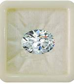 White Cubic Zircon at Wholesale Rate Fine Quality 6.25 Ratti 5.68 Carat Oval Shape Jarkan Loose Gemstone 1 Pcs
