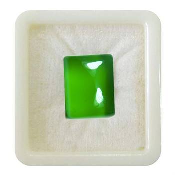 Natural Green Onyx at Wholesale Rate 10.25 Ratti 9.25 Carat Rectangle Shape Haqiq Loose Gemstone 1 Pcs 1