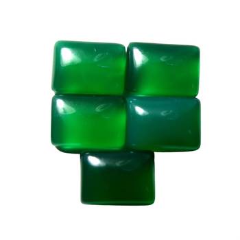 Natural Green Onyx at Wholesale Rate 10.25 Ratti 9.25 Carat Rectangle Shape Haqiq Loose Gemstone 1 Pcs 2