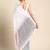 White plain georgette saree with blouse