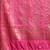 Rani pink woven silk saree with blouse