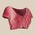 Rani pink woven silk saree with blouse