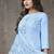 Ethnic Smart Embroidered Salwaar Kameez In Sku Blue Colour