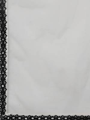 White Embroidered Viscose Rayon Fabric Kurta With Palazzo & Dupatta Set 5
