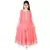 Aura Girls Pink faux Georgette Gown Dresskids-frocks