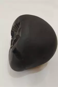 Original Gandaki River Keshav Shaligram Lord Shri Vishnu Idol Stone For Puja In Medium Size (Max: 7 CM)