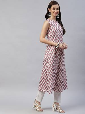 Womens Floral Print Layered Anarkali Kurta 4