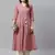 Women's Pure Cotton Floral Print Long Anarkali Kurta