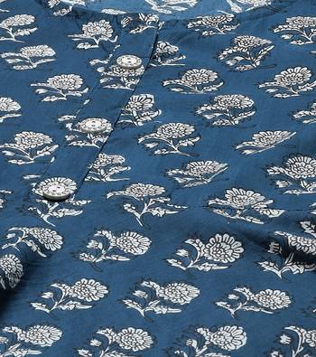 Women's Cotton Floral Print Anarkali Kurta 2