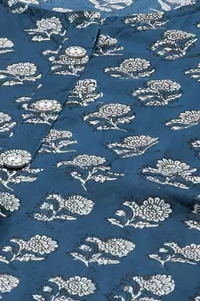 Women's Cotton Floral Print Anarkali Kurta