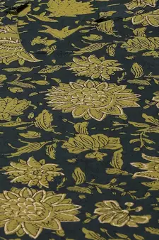 Womens Cotton Floral Print Straight Kurta Sharara Dupatta Set