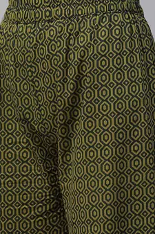 Womens Cotton Floral Print Straight Kurta Sharara Dupatta Set