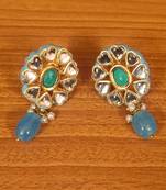 Blue turquoise studs