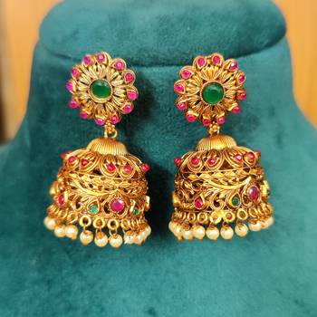 Multicolor jhumkas 1