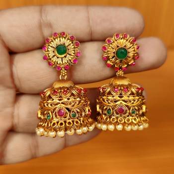 Multicolor jhumkas 2