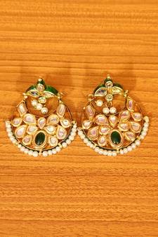 Green earrings