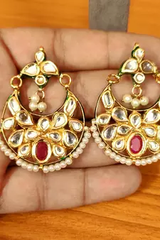 Red earrings