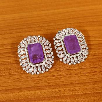 Purple studs 2