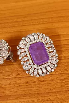 Purple studs