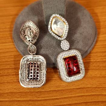 Red earrings 2