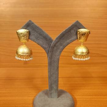 White jhumkas 3