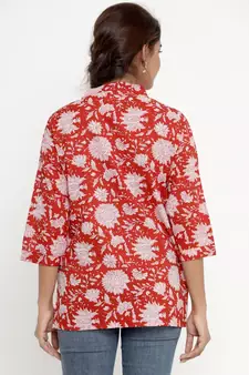 Cotton Floral Print top/Tunic for Womens/Girls