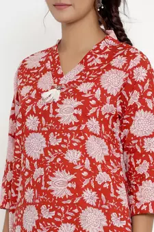 Cotton Floral Print top/Tunic for Womens/Girls