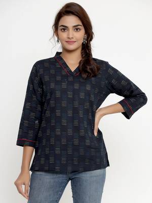 Cotton Printed Western top/Tunic for Womens/Girls 1
