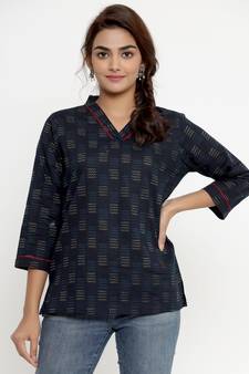 Cotton Printed Western top/Tunic for Womens/Girls