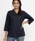 Cotton Printed Western top/Tunic for Womens/Girls