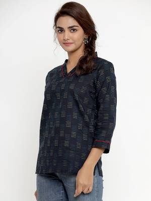 Cotton Printed Western top/Tunic for Womens/Girls 3