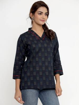 Cotton Printed Western top/Tunic for Womens/Girls 4