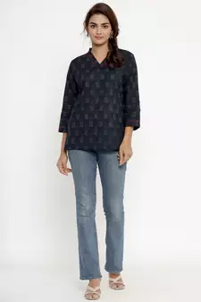 Cotton Printed Western top/Tunic for Womens/Girls