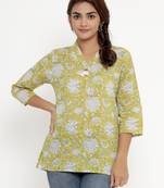Cotton Floral Print top/Tunic for Womens/Girls