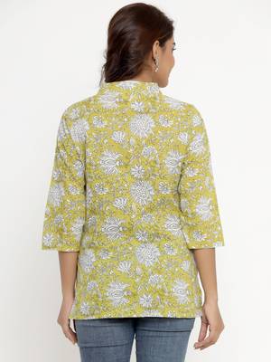 Cotton Floral Print top/Tunic for Womens/Girls 2